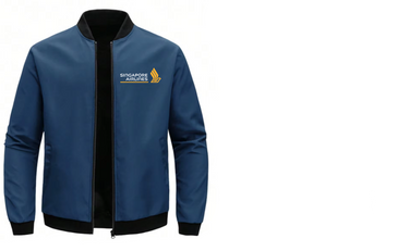 SINGAPORE AIRLINES LOOSE SOLID COLOR JACKET